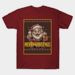 Drink Up Santa T-Shirt